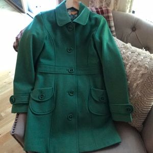 Nordstrom Tulle Wool Coat